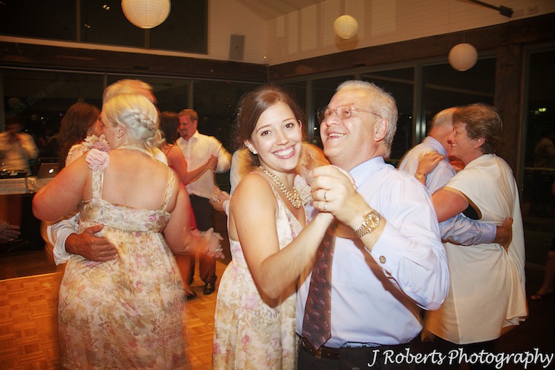 Guests dancing at wedding - wedding photography sydney